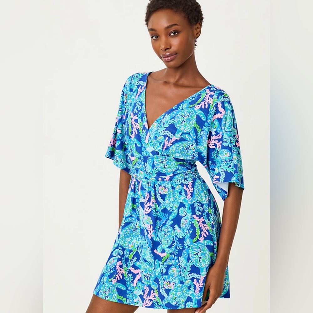 NWT Lilly Pulitzer *Hard to Find Print* Parigi Skort Romper, Size Medium